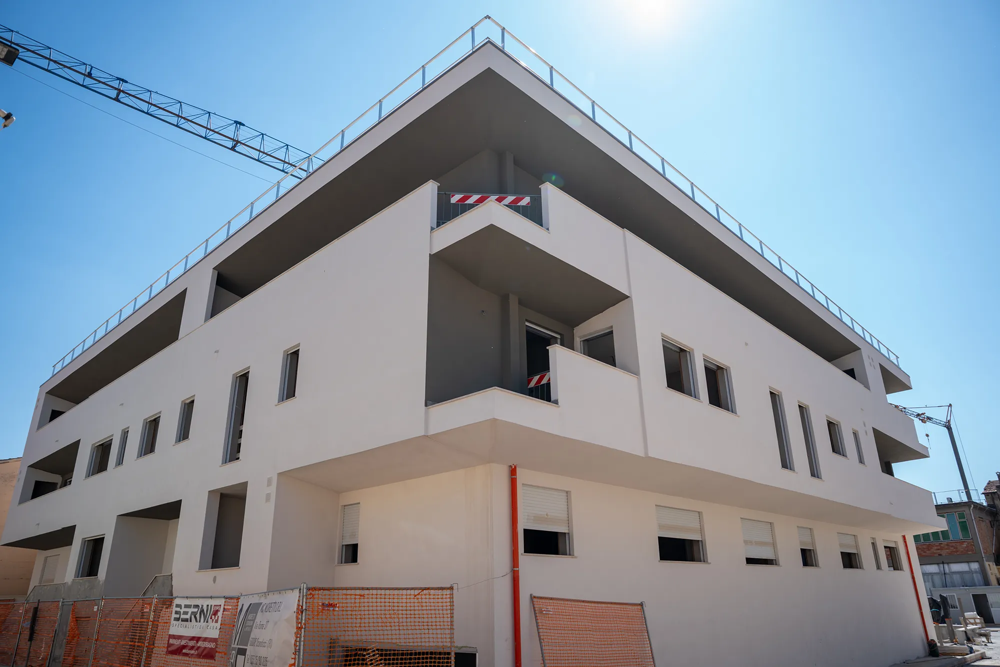 Vista esterna generale del cantiere MC Moretti a Limite sull’Arno
